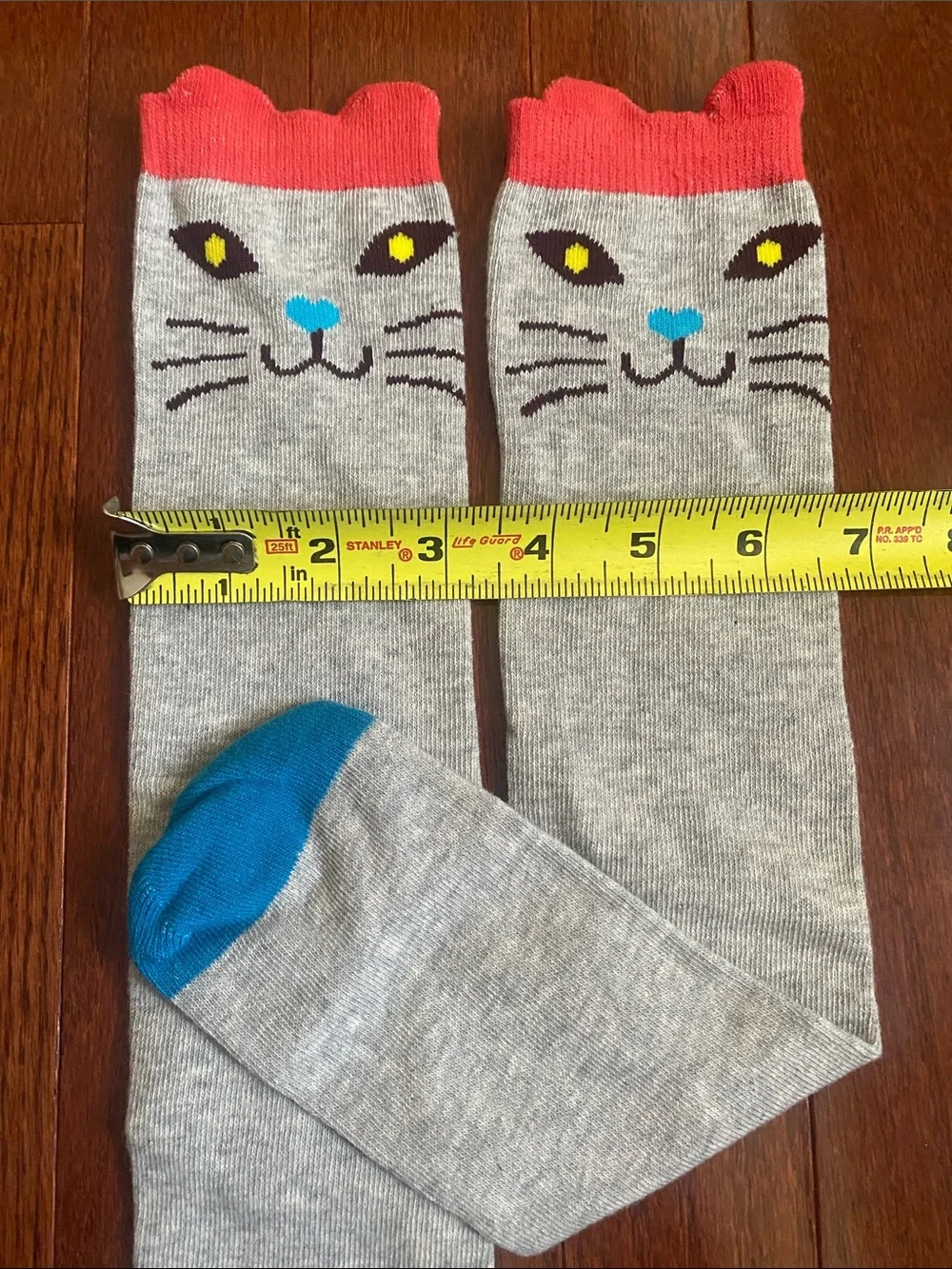 Cute Cat Face Knee High Socks